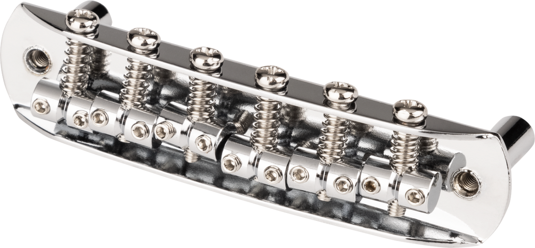 Fender Mustang Fully-Adjustable Guitar Bridge (Japan), Chrome