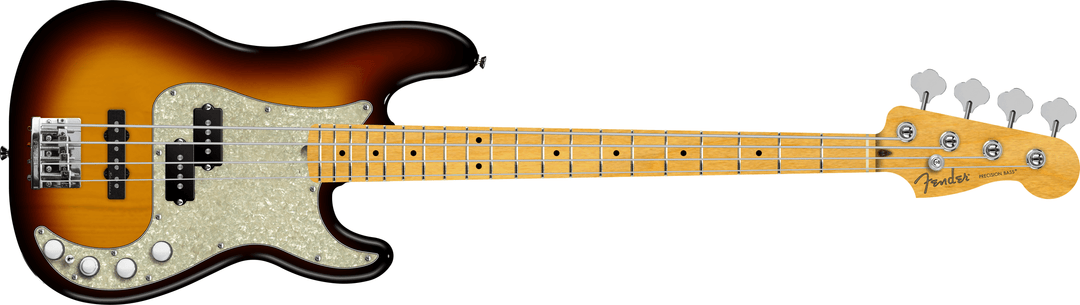 Fender Player II Modified Active Precision Bass, Maple Fingerboard, 3 Tone Sunburst