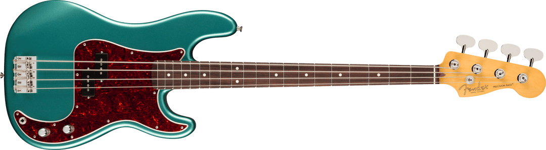 Fender American Professional Classic Precision Bass, Rosewood Fingerboard, Faded Sherwood Green Metallic
