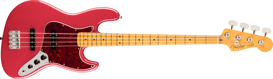 Fender American Professional Classic Jazz Bass, Maple Fingerboard, Faded Dakota Red