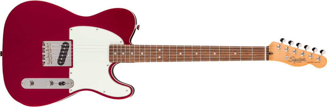 Squier Classic Vibe Custom Esquire, Laurel Fingerboard, Parchment Pickguard, Candy Apple Red