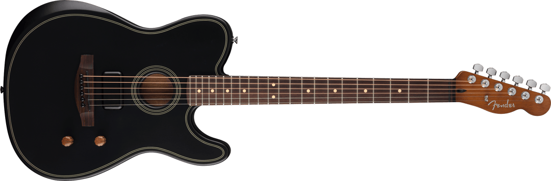Fender Acoustasonic Player Telecaster, negro cepillado