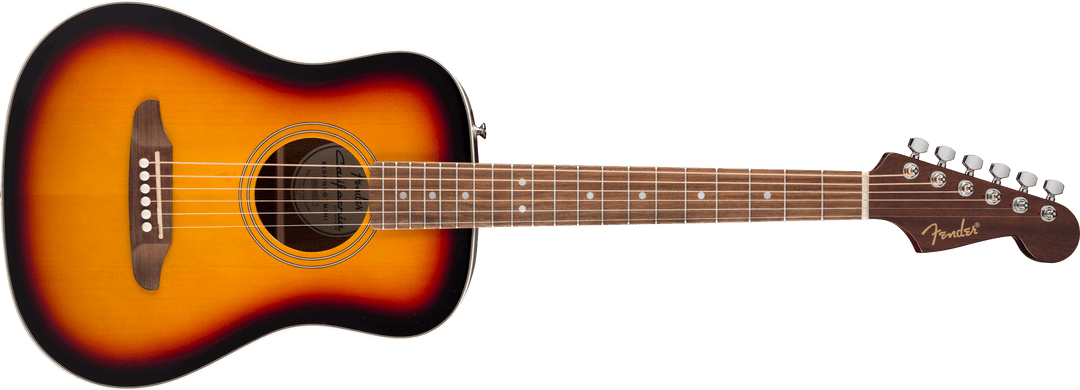 Fender California Standard Redondo Mini Acoustic Guitar, 3-Color Sunburst