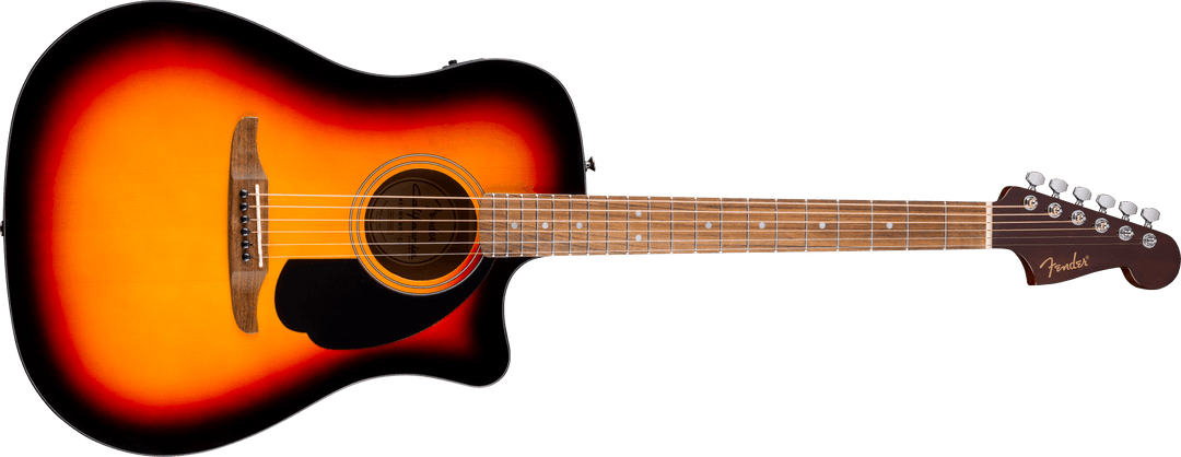 Fender California Standard Redondo CE, Spruce Top, Black Pickguard, 3-Colour Sunburst