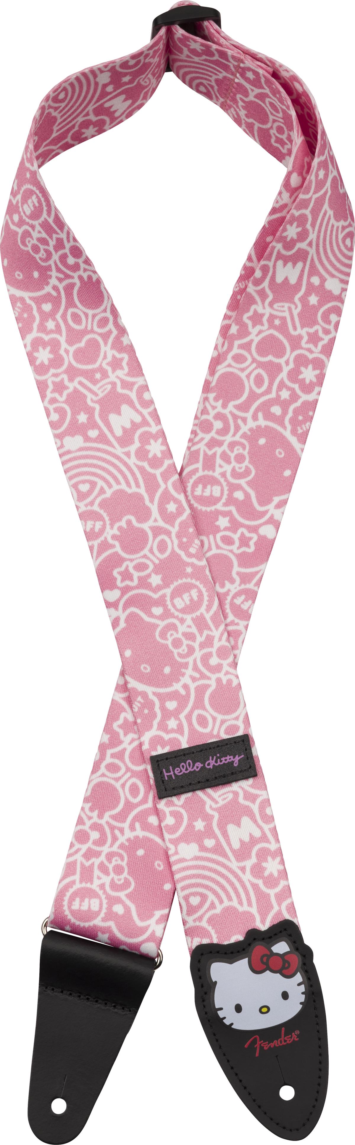 ストラップ Oriental CURRY & HELLO KITTY 2003 Fender x Hello Kitty Polyester Strap, Pink – A Strings