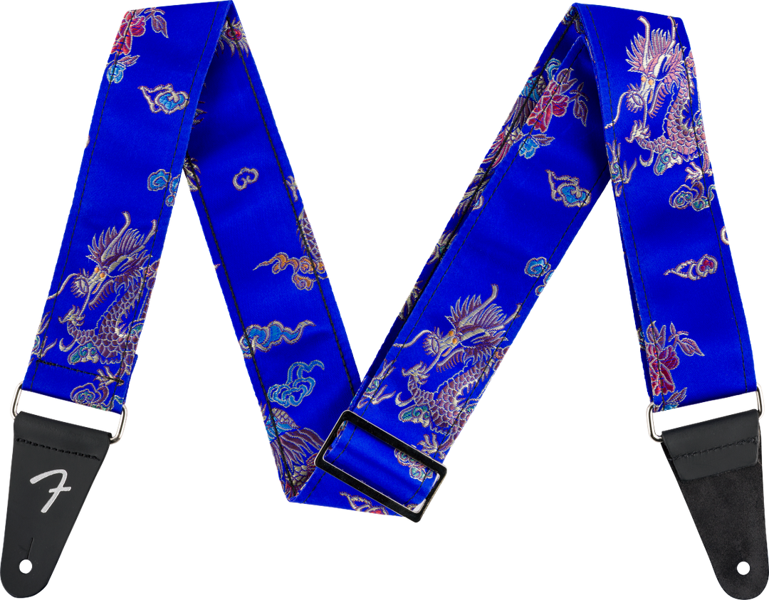 Fender Satin Dragon Strap, Royal Blue