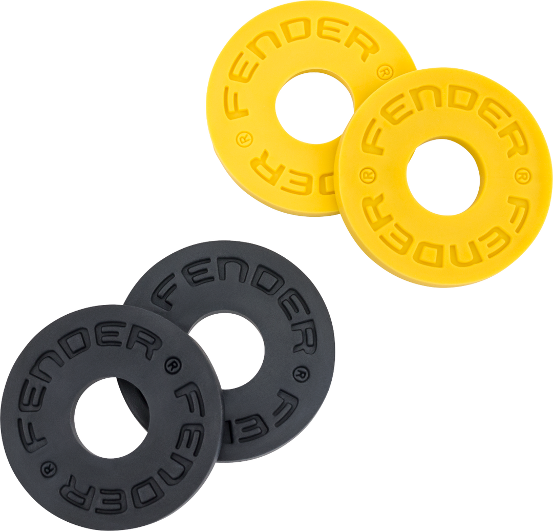 Fender x Third Man Records Strap Blocks (4 pack) - Black & Yellow