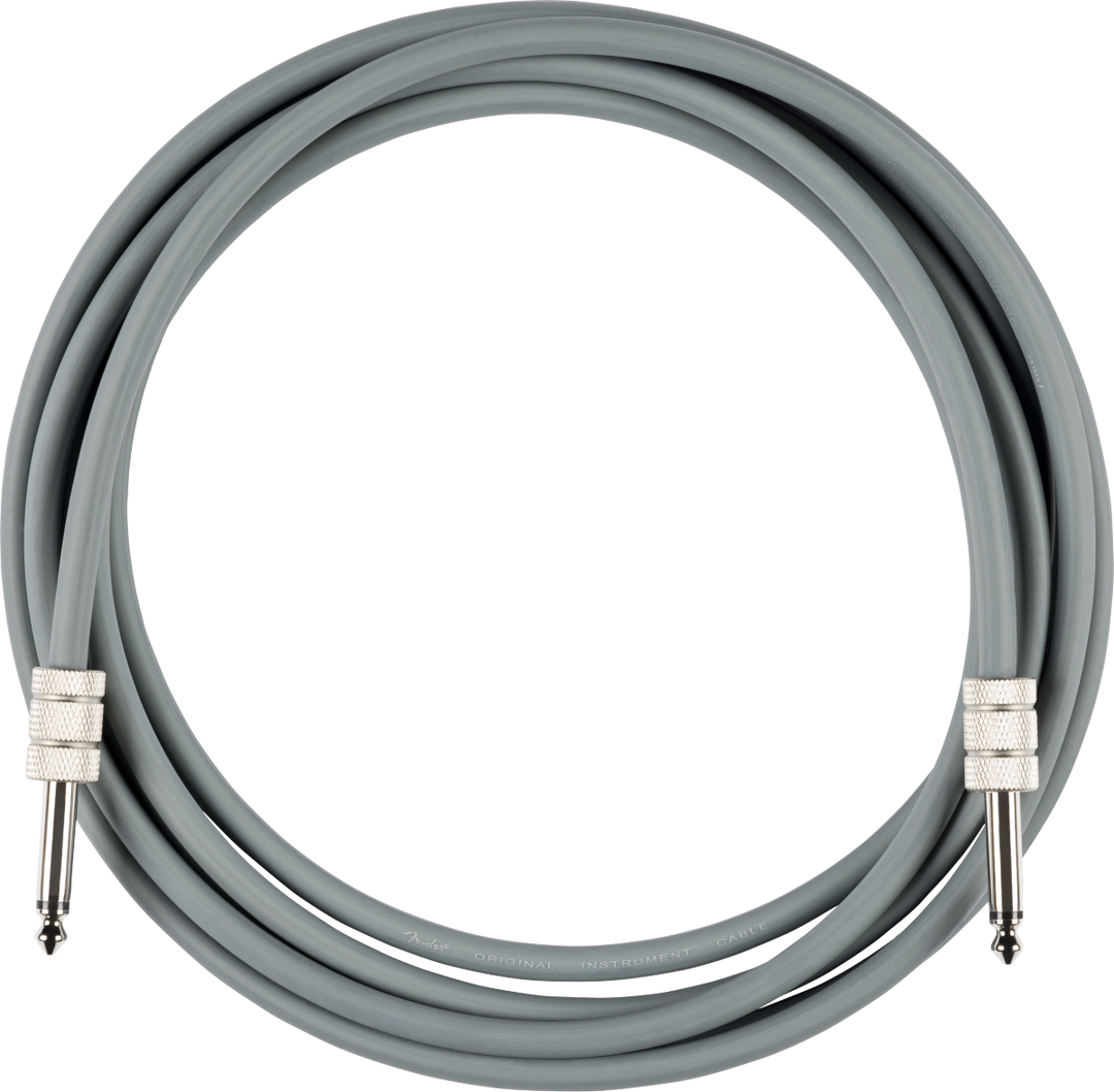 Cable para instrumentos Fender Anniversary de 10 pies, color gris