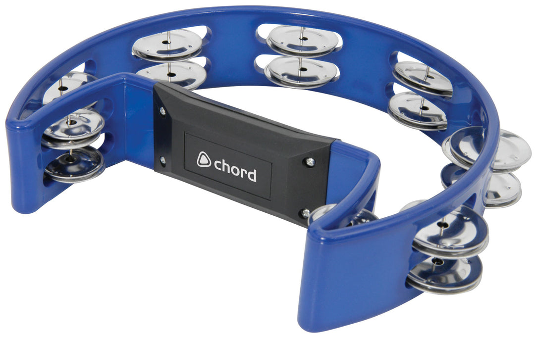 Chord Tambourine, Single D Blue