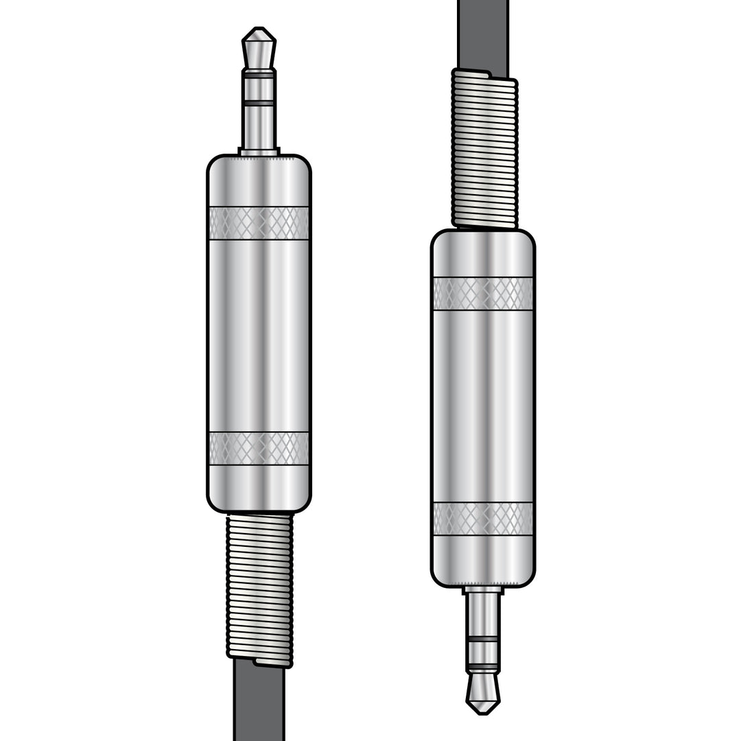 Classic Audio Leads 3.5mm TRS Jack Plug - 3.5mm TRS Jack Plug