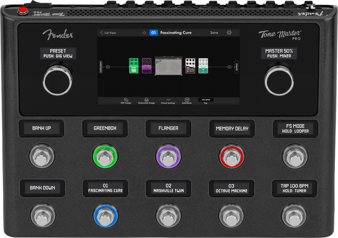 Fender Tone Master Pro, processeur multi-effets