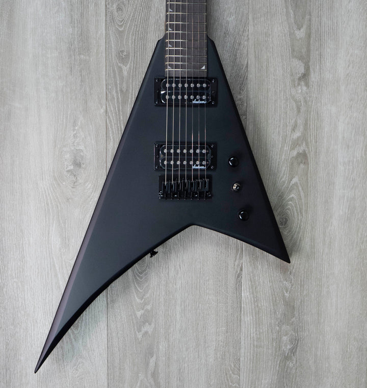 Jackson JS Series Rhoads JS22-7 RR HT, Amaranth Fingerboard, Satin Black