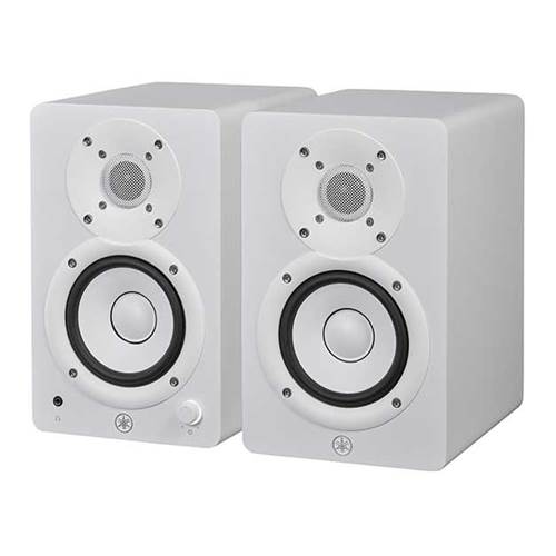 Yamaha HS4 Powered Studio Monitor Pair, White