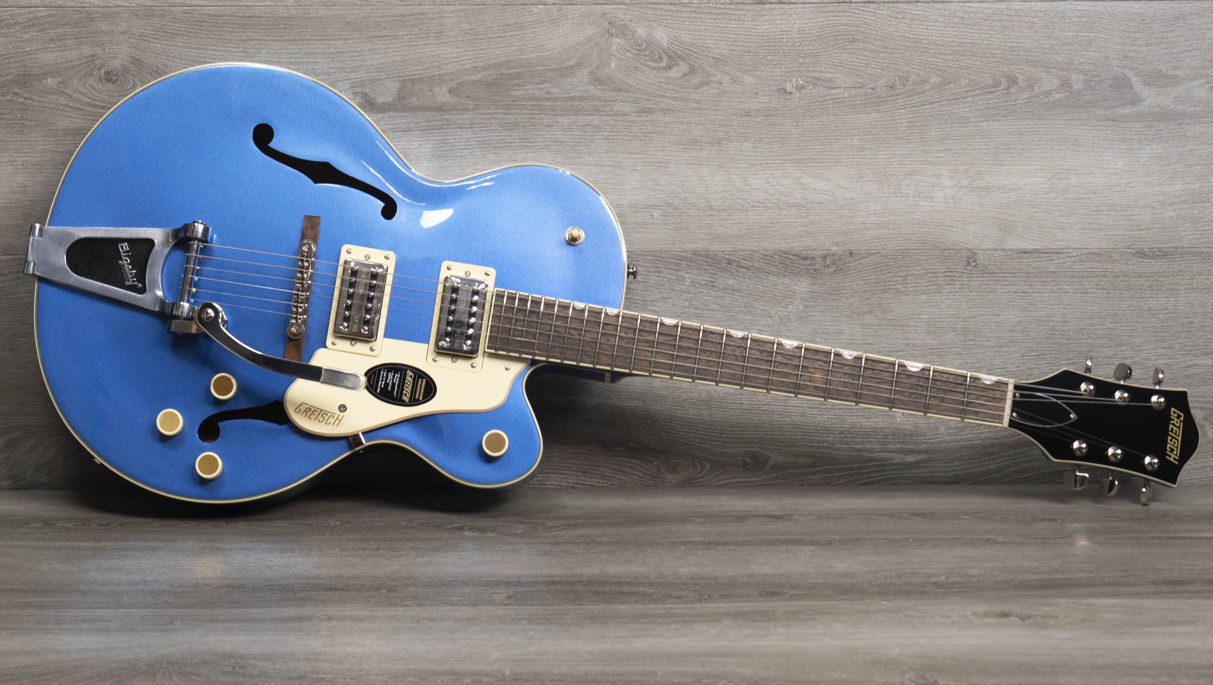 ギター Gretsch Streamliner Bigsby Gunl Gretsch G2420T Streamliner Hollow Body with Bigsby, Laurel