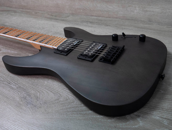 Jackson JS Series Dinky Arch Top JS24 DKAM, Caramelised Maple Fingerboard, Black Stain