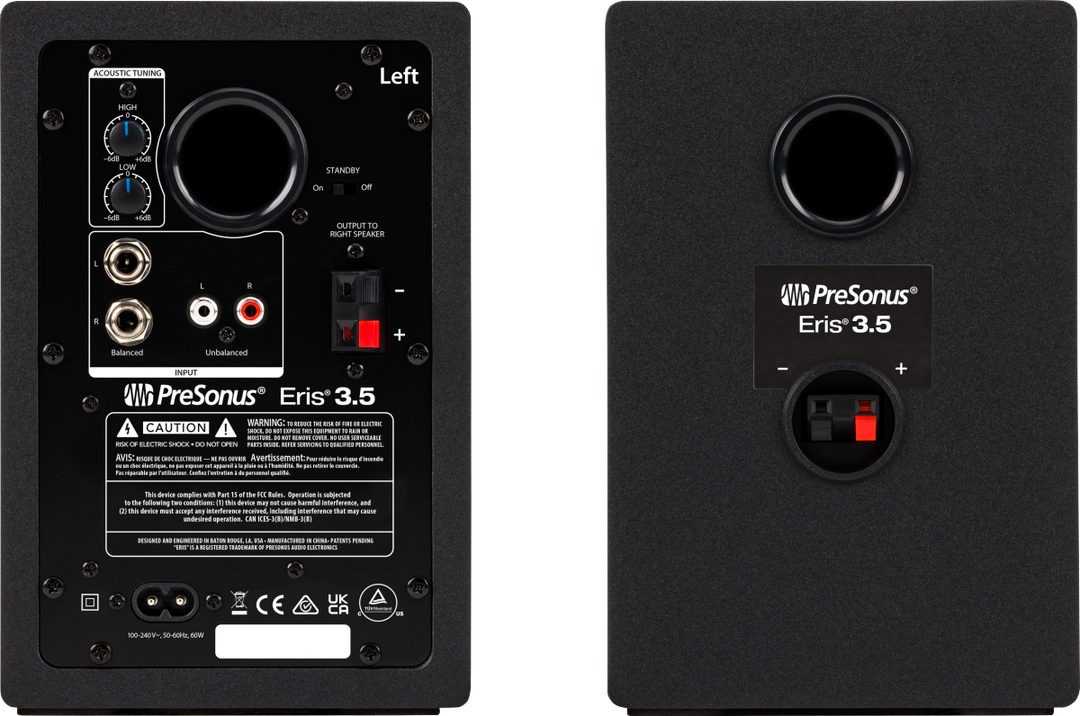 Moniteurs de studio actifs PreSonus Eris E3.5 2e génération, paire