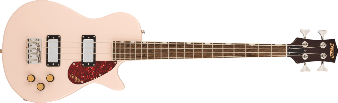 Gretsch Streamliner Jet Club Bass Single-Cut, Laurel Fingerboard, Shell Pink