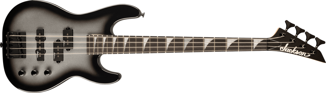 Jackson Limited Edition JS Series Concert Bass Minion JS1X, Amaranth Fingerboard, Silverburst
