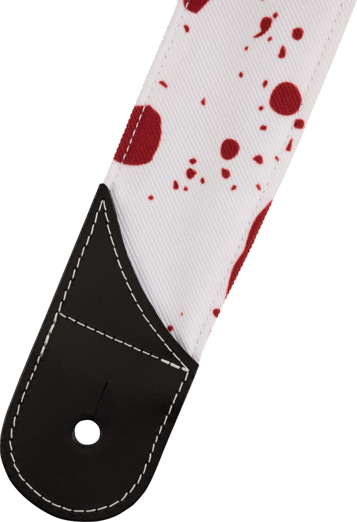 Jackson Splatter Strap, White and Red