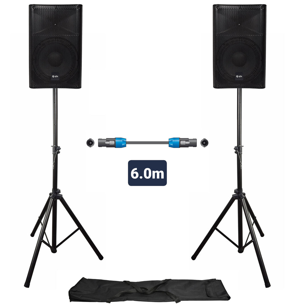 QTX QUEST PA Setup With Stands