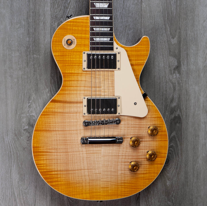 Gibson Limited Edition Les Paul Standard 50s Custom Shop Top, Lemon Burst #217040045