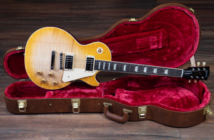 Gibson Limited Edition Les Paul Standard 50s Custom Shop Top, Lemon Burst #217040045