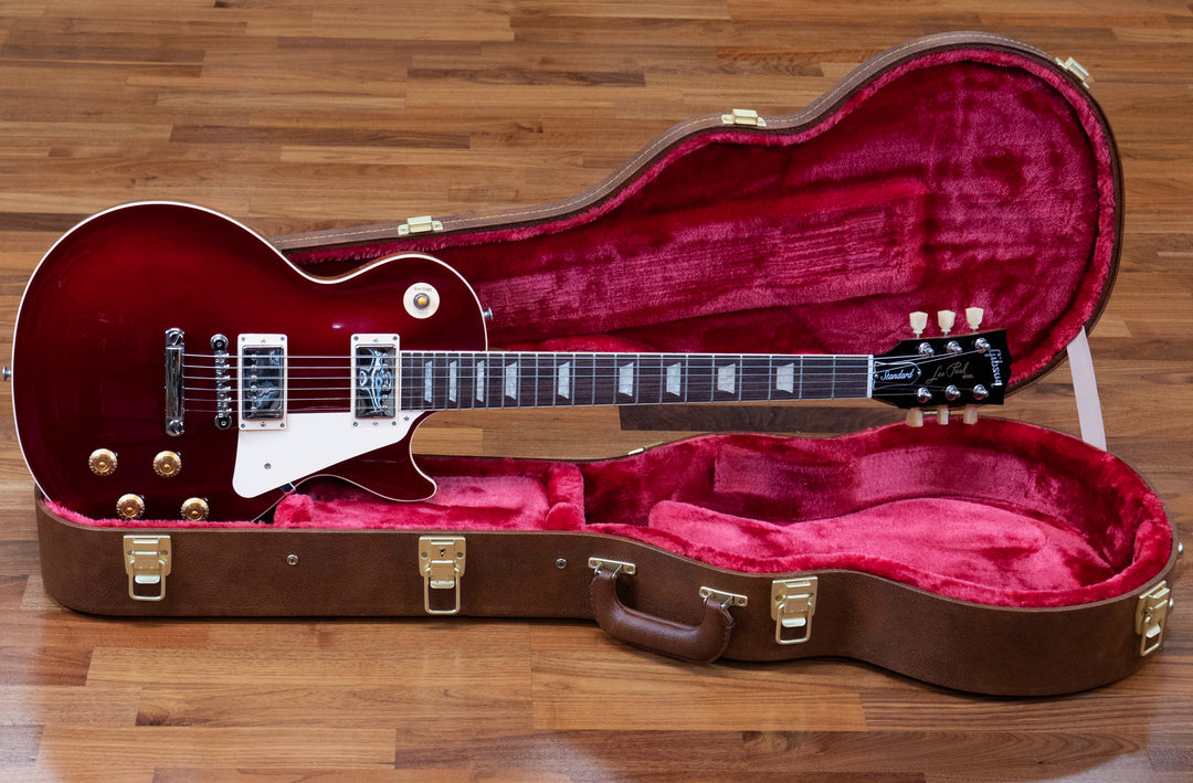 Gibson Les Paul Standard de los años 50 con tapa figurada, color tabaco Sunburst n.° 201040263