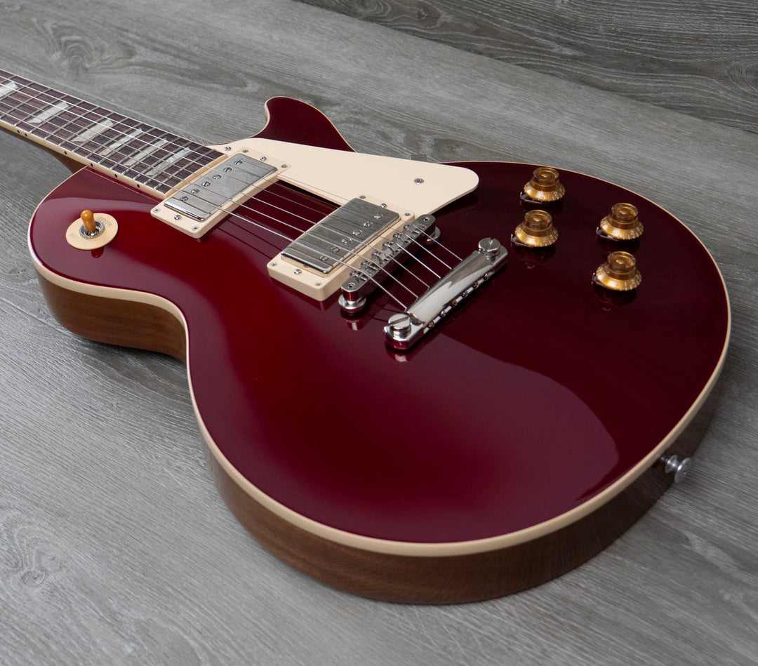 Gibson Les Paul Standard de los años 50 con tapa figurada, color tabaco Sunburst n.° 201040263