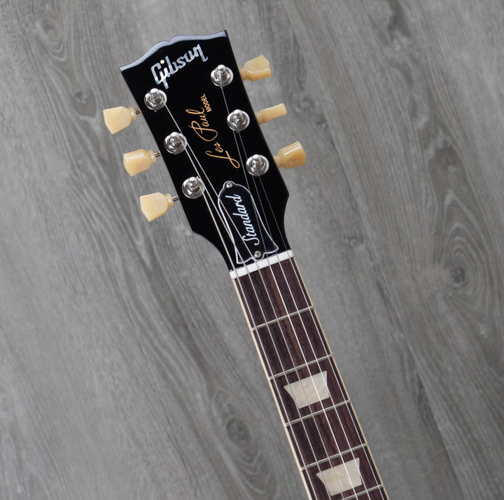 Gibson Les Paul Standard de los años 50 con tapa figurada, color tabaco Sunburst n.° 201040263