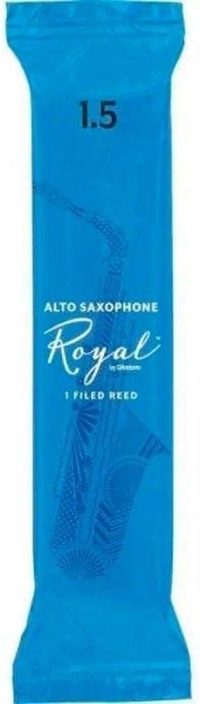 Cañas para saxofón alto Royal by D'Addario, 1,5, paquete de 3