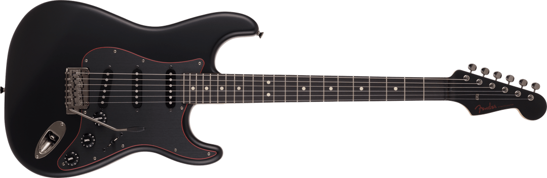 Fender Made in Japan Limited Hybrid II Stratocaster, Noir, touche en palissandre, noir