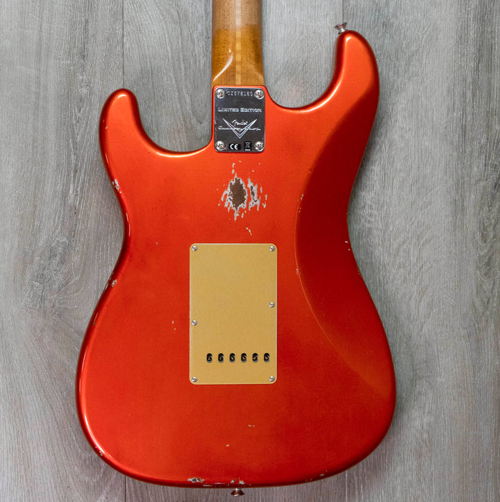 Fender Custom Shop Limited Edition Roasted '56 Stratocaster Relic, herrajes Closet Classic, color mandarina caramelo envejecida