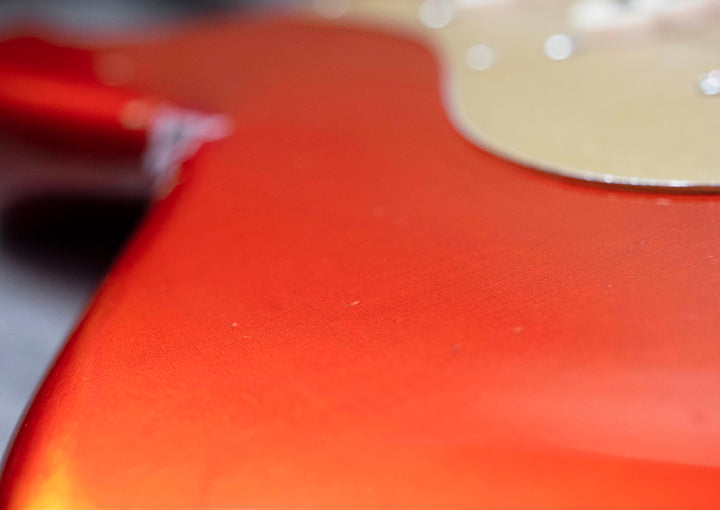 Fender Custom Shop Limited Edition Roasted '56 Stratocaster Relic, herrajes Closet Classic, color mandarina caramelo envejecida