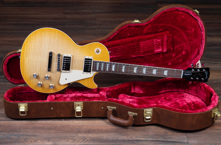 Gibson Les Paul Standard años 60, tapa lisa, azul Pelham