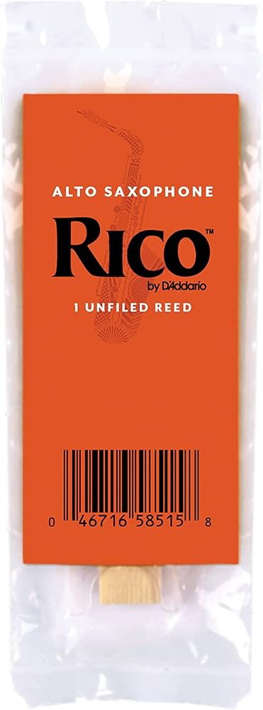 Rico by D'Addario Alto Saxophone Reed, 2.5, Single