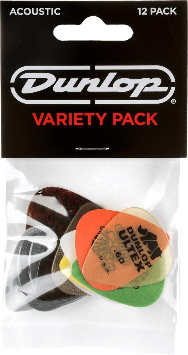 Jim Dunlop Picks Variety Acoustic, Players Pack 12