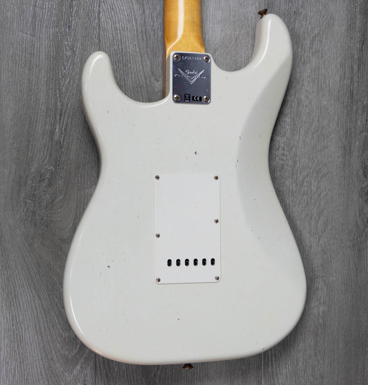Fender Custom Shop Time Machine '64 Stratocaster Journeyman Relic, blanco olímpico envejecido
