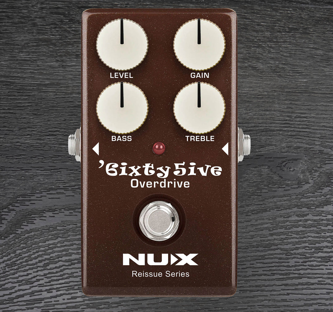 NUX 6ixty 5ive Overdrive Guitar Effects Pedal
