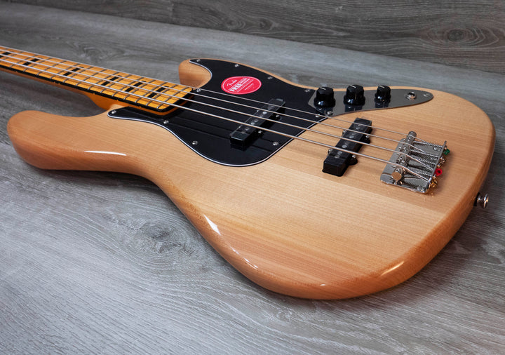 Squier Classic Vibe 70s Jazz Bass, touche en érable, naturel