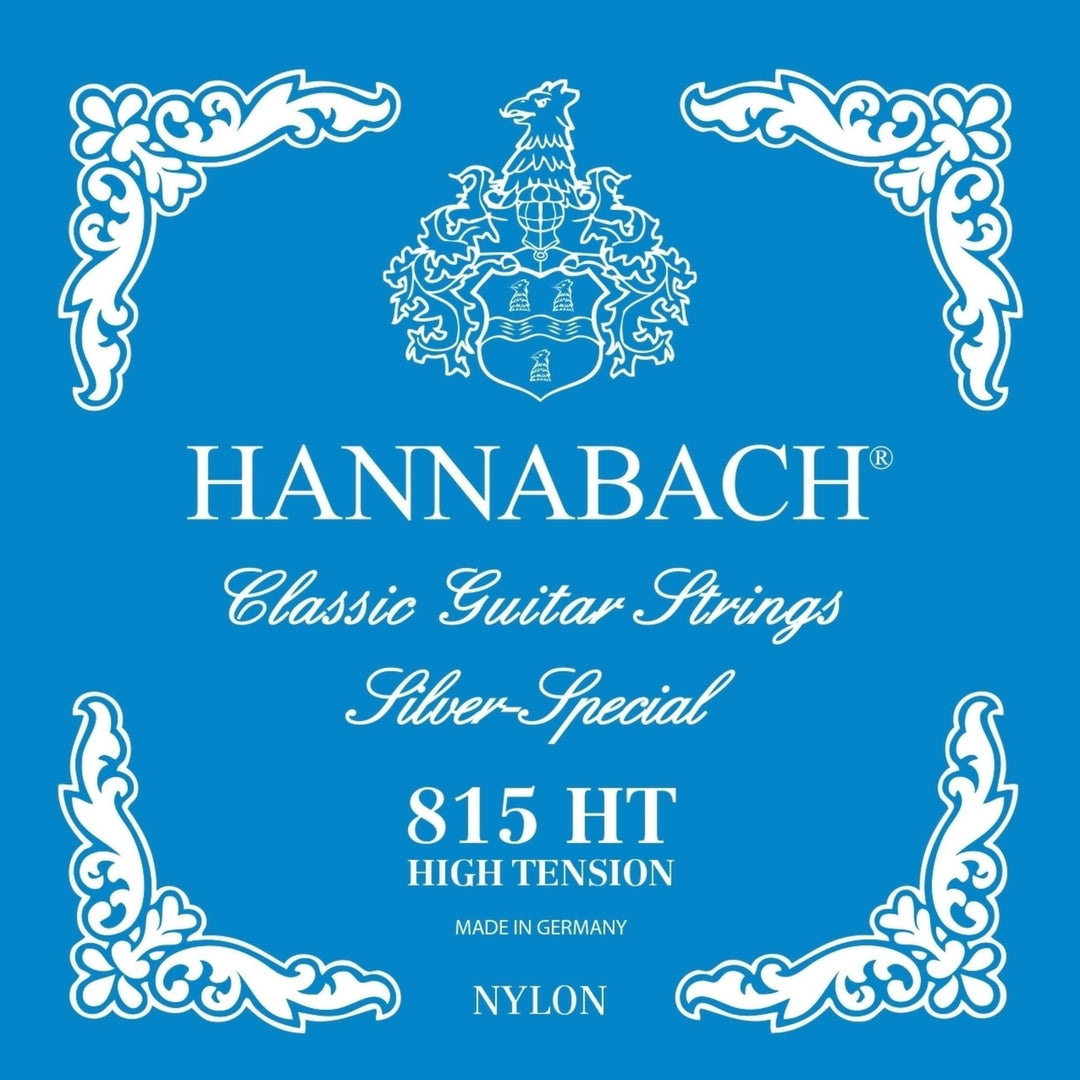 Hannabach 815HT Silver Special Classical Guitar String Set, High Tension