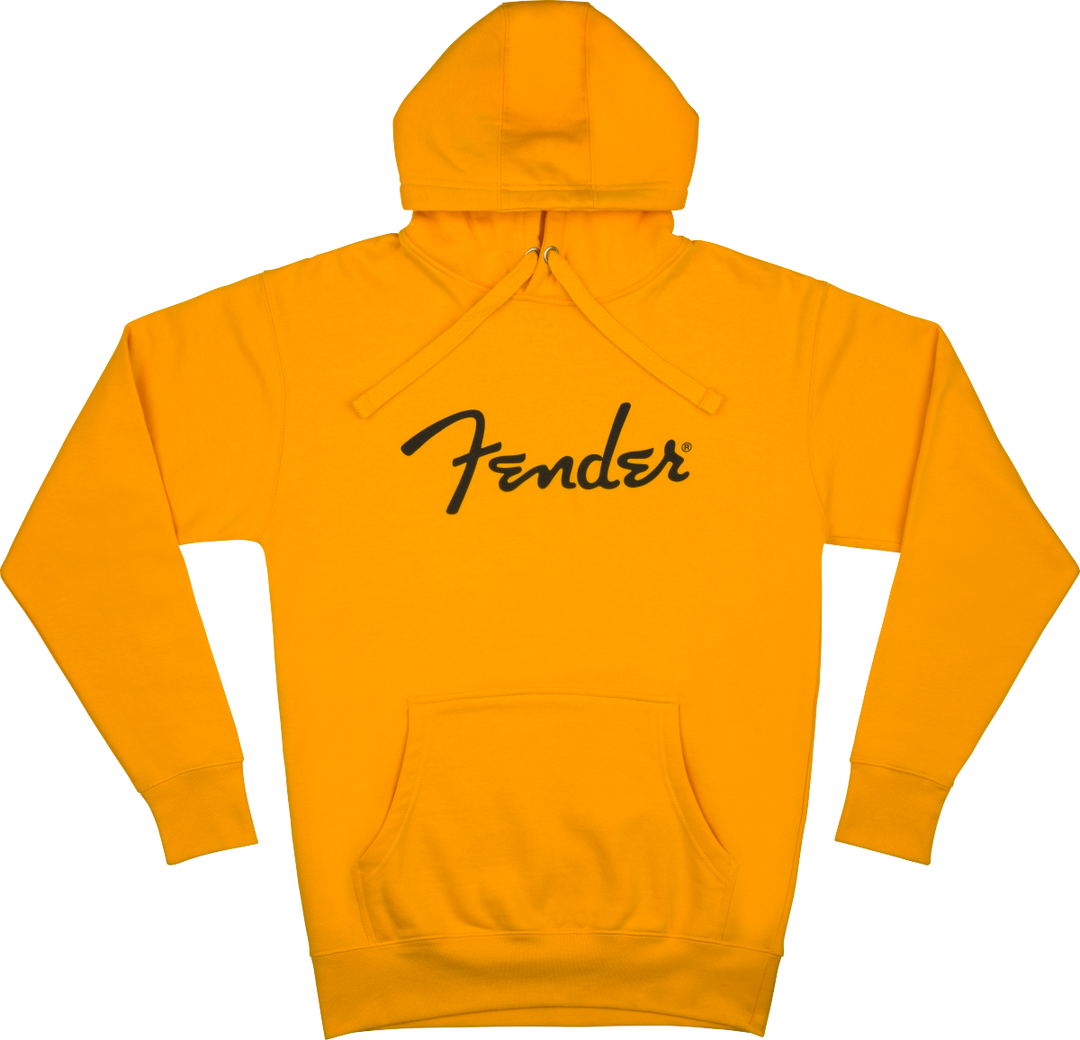 Sweat à capuche Fender Spaghetti Logo, blond caramel