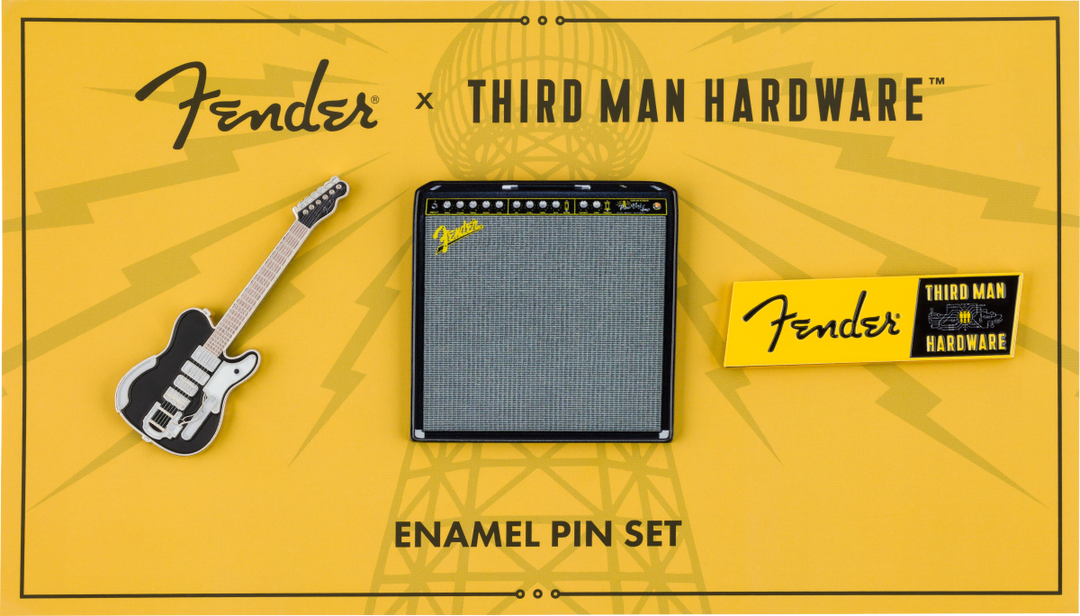 Fender x Third Man Hardware Lapel Pin Set