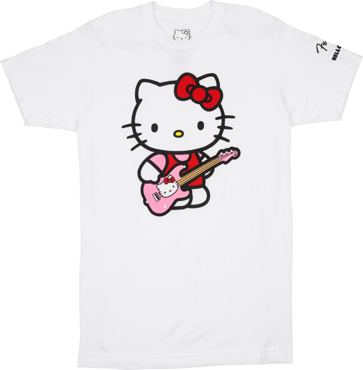 Fender X Hello Kitty Front Logo T-Shirt, White – A Strings