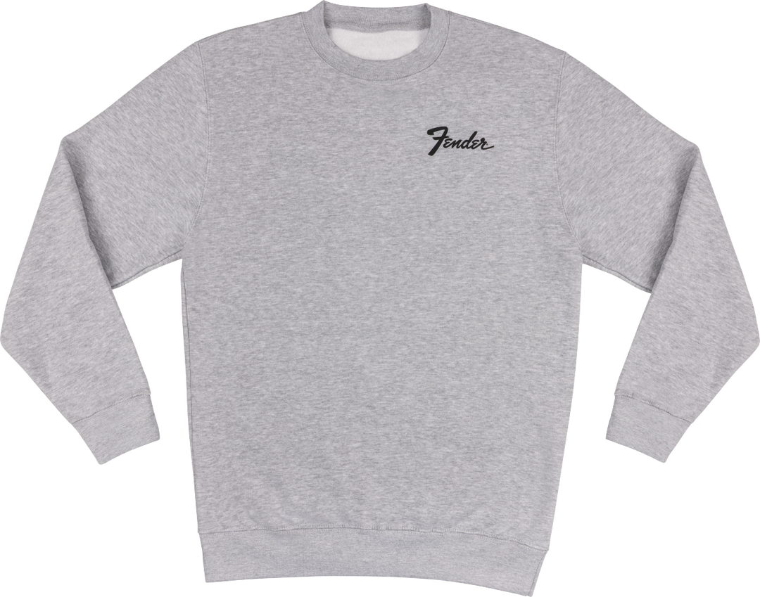 Fender Small Transition Logo Sweatshirt, Athletic Gray