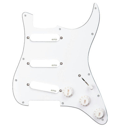EMG Pro Series Dave Gilmour Prewired Pickguard + Pickups, White