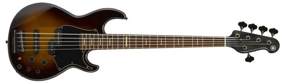 Yamaha BB 735A Electric 5 String Bass Guitar, Dark Coffee Sunburst
