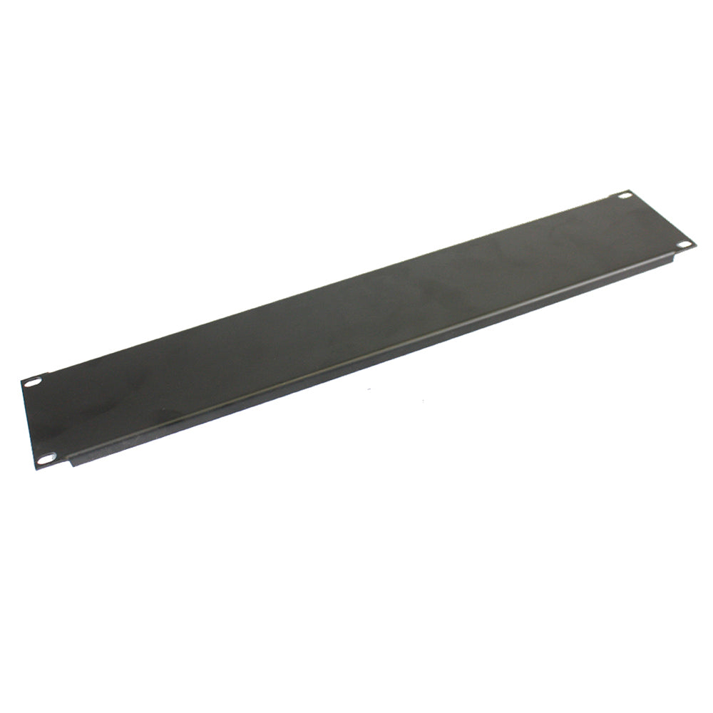 Soundlab Black High Quality 2U Steel Rack Mount Panel