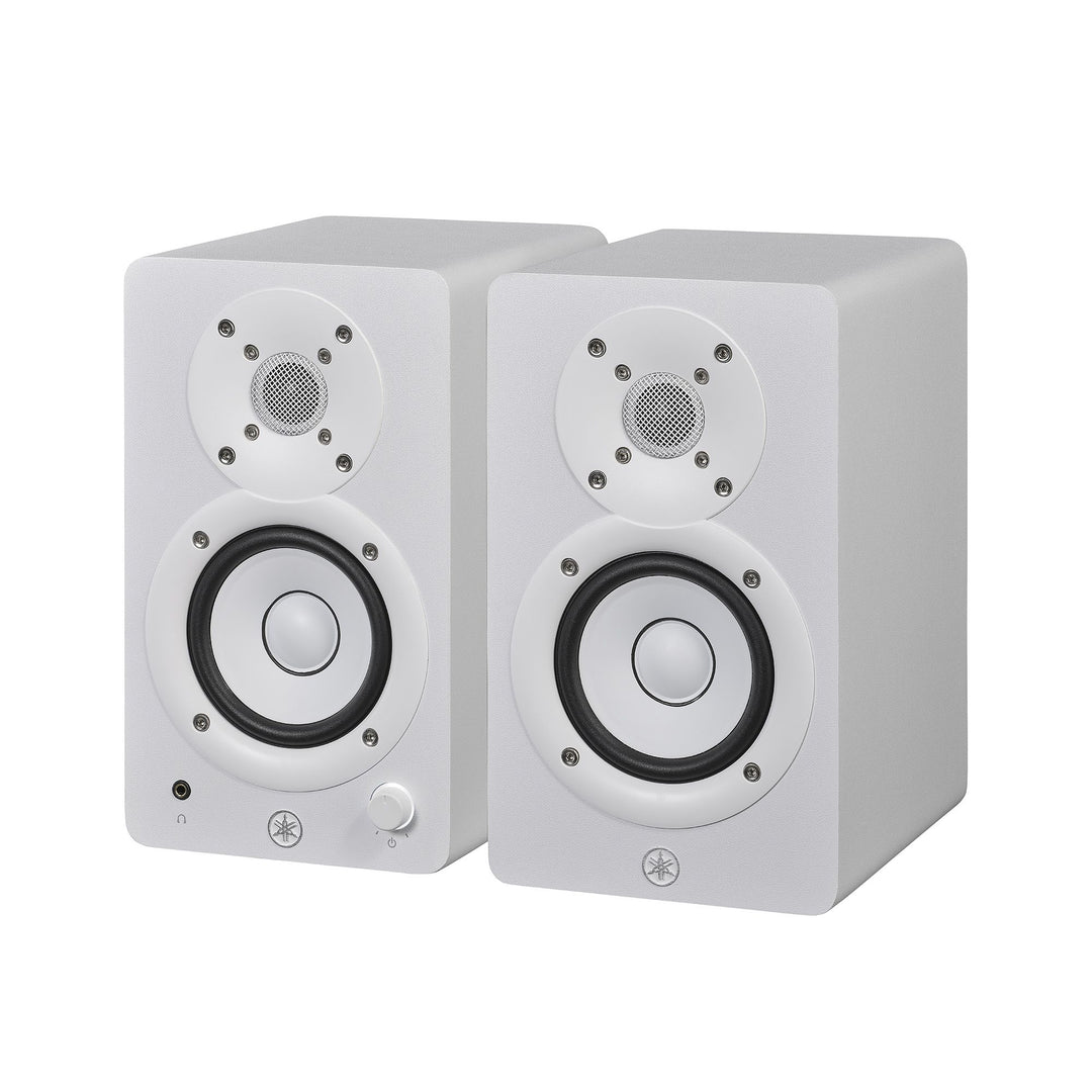 Yamaha HS3 Powered Studio Monitor Pair, White