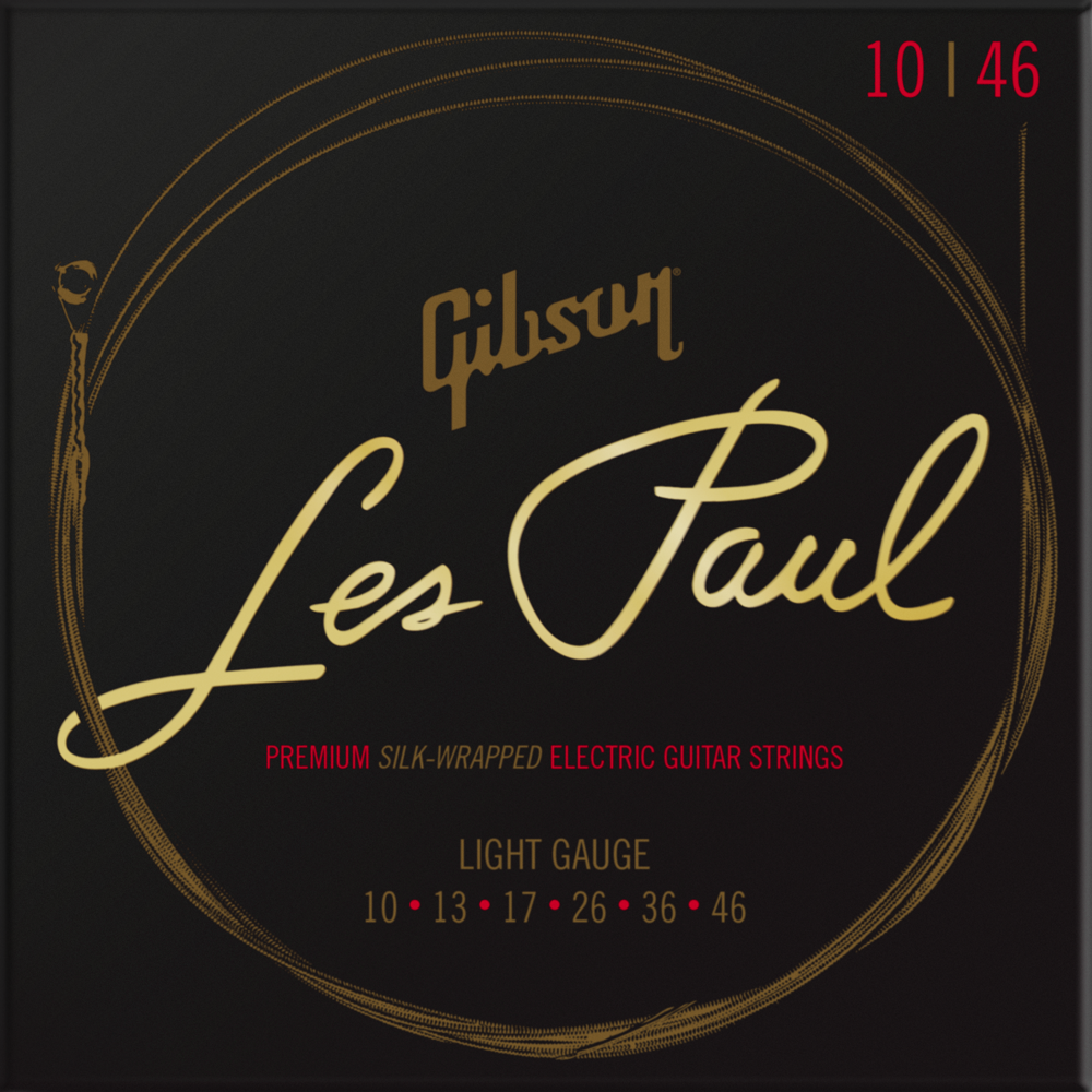 Gibson Les Paul Premium Electric Guitar Strings, Light .010 - .046