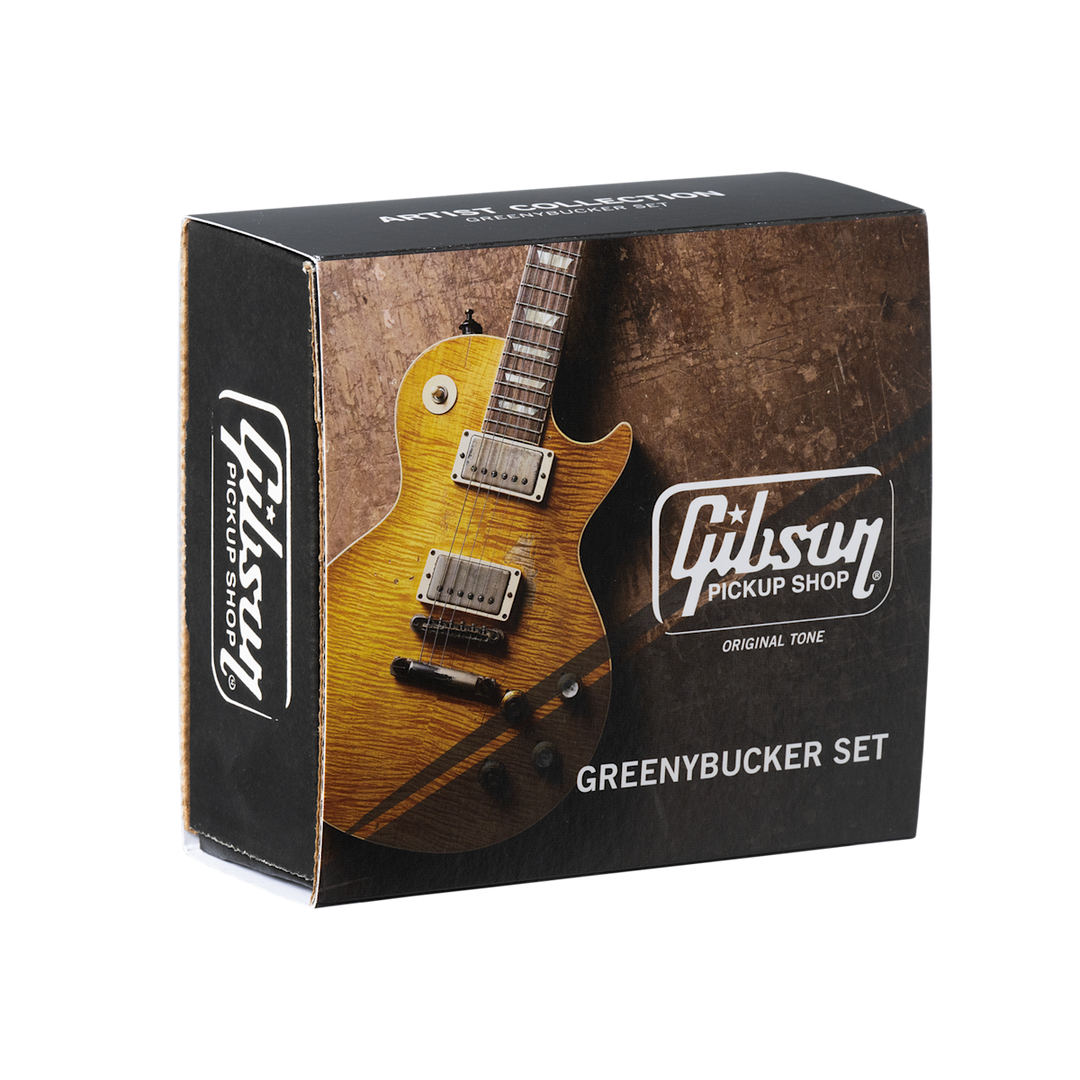 Gibson Greenybucker Humbucker Pickup Set, Covered Nickel